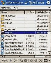 SoftX FTP Client 1.1 screenshot
