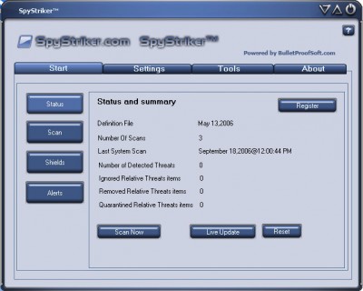 Spy Striker 9.1.0.1 screenshot