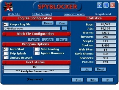 SpyBlocker 8.7 screenshot