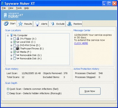 Spyware Nuker 3.04.34 screenshot