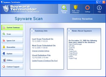 Spyware Terminator 1.3.0.599 screenshot