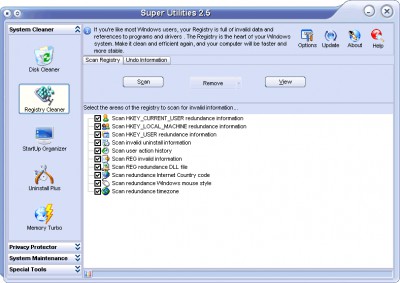 Super Utilities Pro 6.42 screenshot