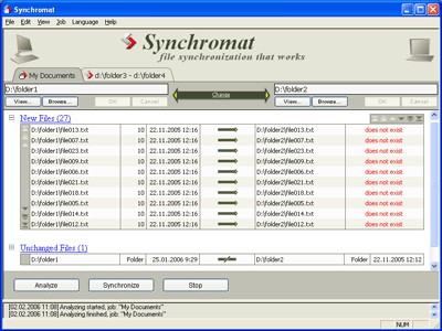 Synchromat 4.5.3 screenshot