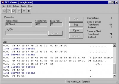 TCP Viewer 2.82 screenshot