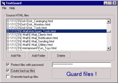 Text Guard 1.1.3417 screenshot