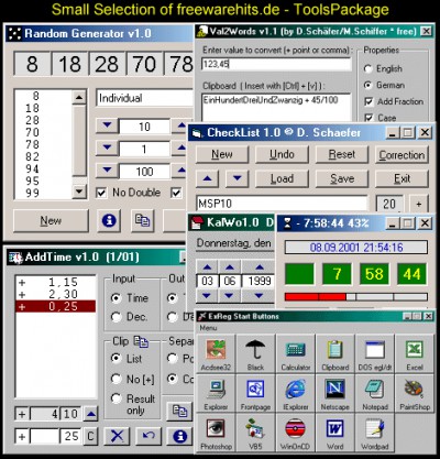 ToolsPackage 8.9 screenshot