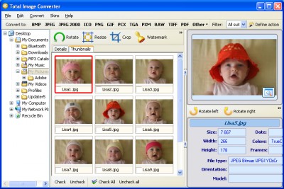 Total Image Converter 1.1 screenshot
