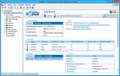 Traffic Inspector 3.0.2.904 screenshot