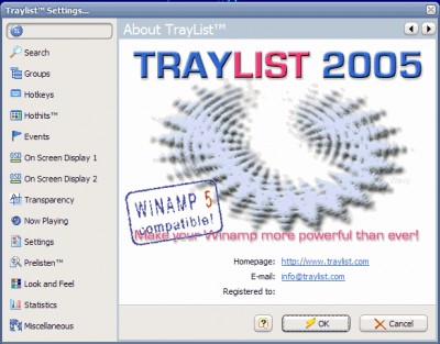 TrayList 3.01 screenshot