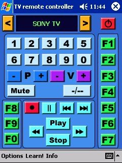 TV remote controller 1.0 screenshot