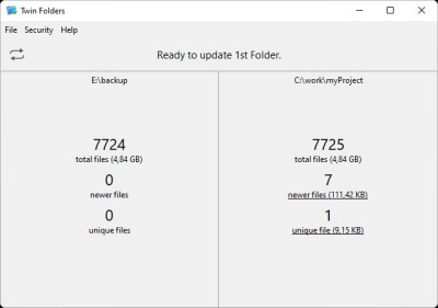 Twin Folders 5.3 screenshot