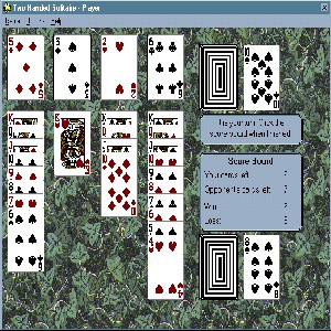 Two Handed Solitaire 2.0 screenshot