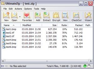 UltimateZip 9.0.1.51 screenshot