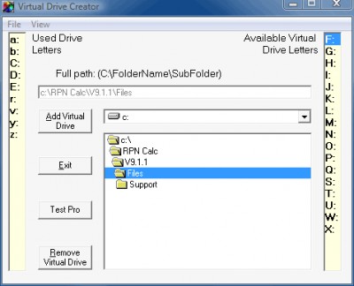 Virtual Drive Creator 2.0.1 screenshot