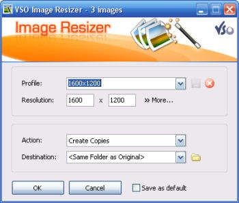 VSO Image Resizer 1.0.11 screenshot