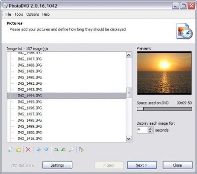 VSO PhotoDVD 2.0.17 screenshot