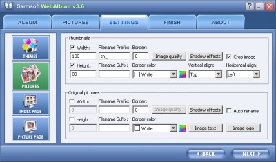 WebAlbum 3.6.60 screenshot