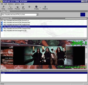 WebGrab! 3.6 screenshot