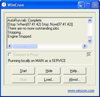 WINCRON 4.3 screenshot