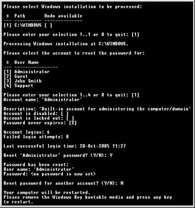 Windows XP/2000/NT Key 5.0 screenshot