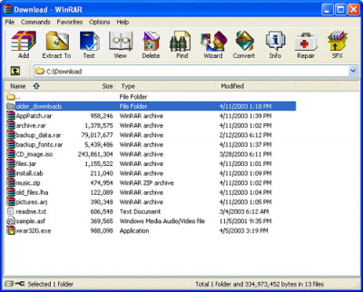 WinRAR 6.10 Beta 1 screenshot