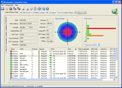 WirelessMon 5.0.1002 screenshot