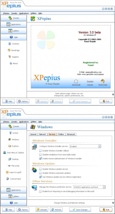 XPepius 2.0.7 screenshot