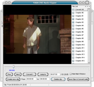 YASA DVD Audio Ripper 2.9.75.2783 screenshot