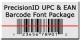 PrecisionID EAN UPC Barcode Fonts 2.1 Screenshot